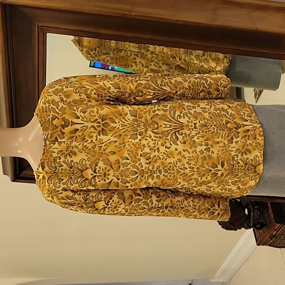 Vintage Caroline Kendrick Leopard Print 100% Silk Top - Picture 6 of 9